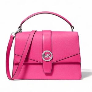 NWT Michael Kors Hot Pink Satchel/Crossbody